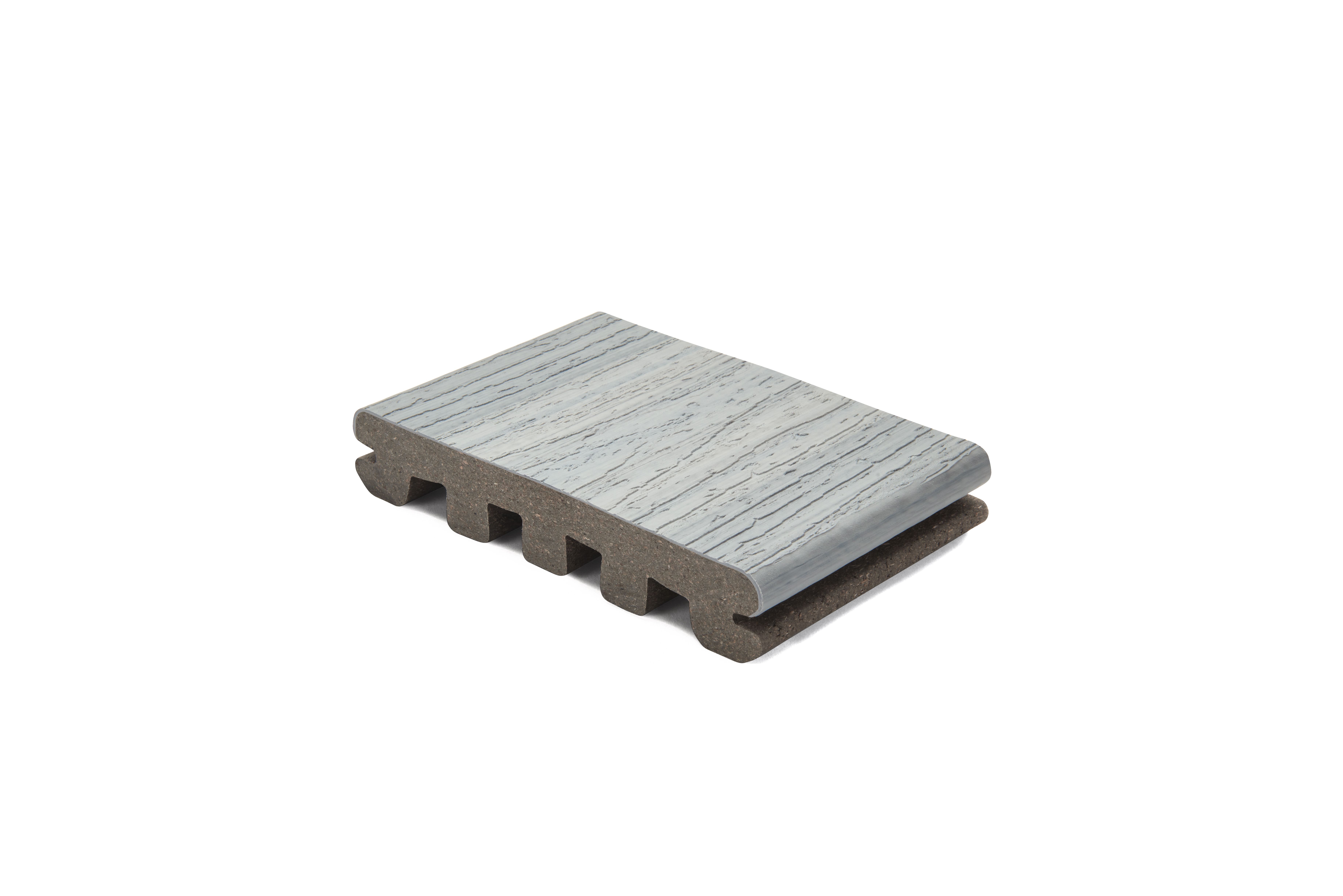 Trex Enhance® 3.5-in Composite Decking Sample in Foggy Wharf