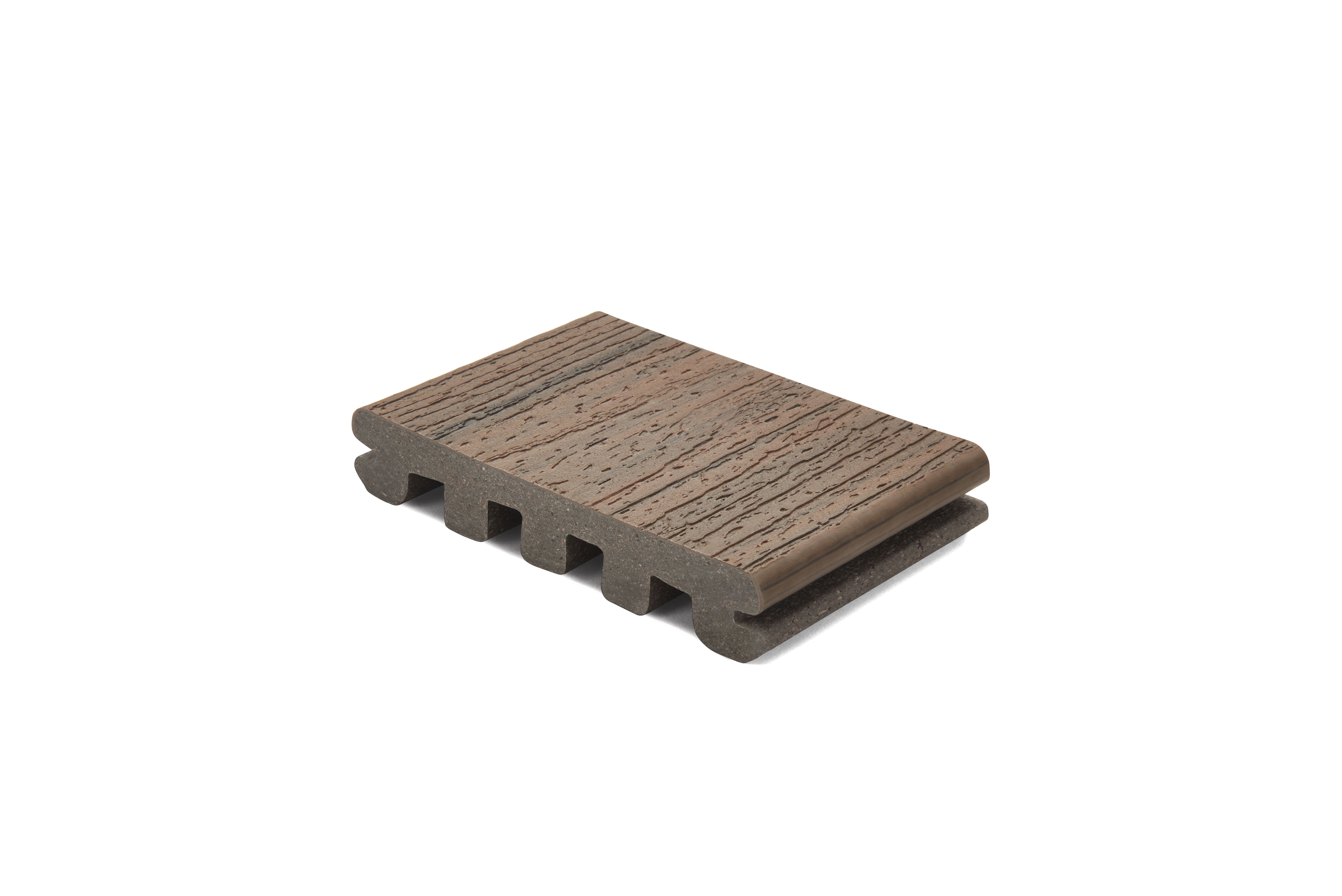 Trex Enhance® 3.5-in Composite Decking Sample in Toasted Sand