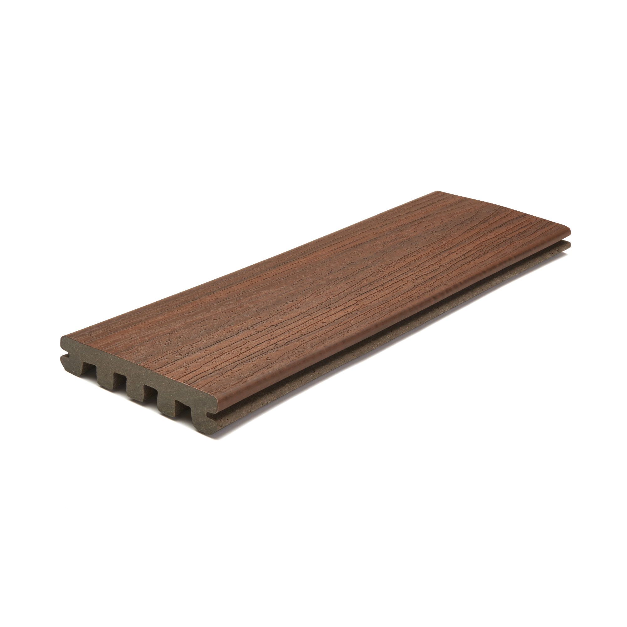 Trex Enhance® 12-in Composite Decking Sample in Cinnamon Cove