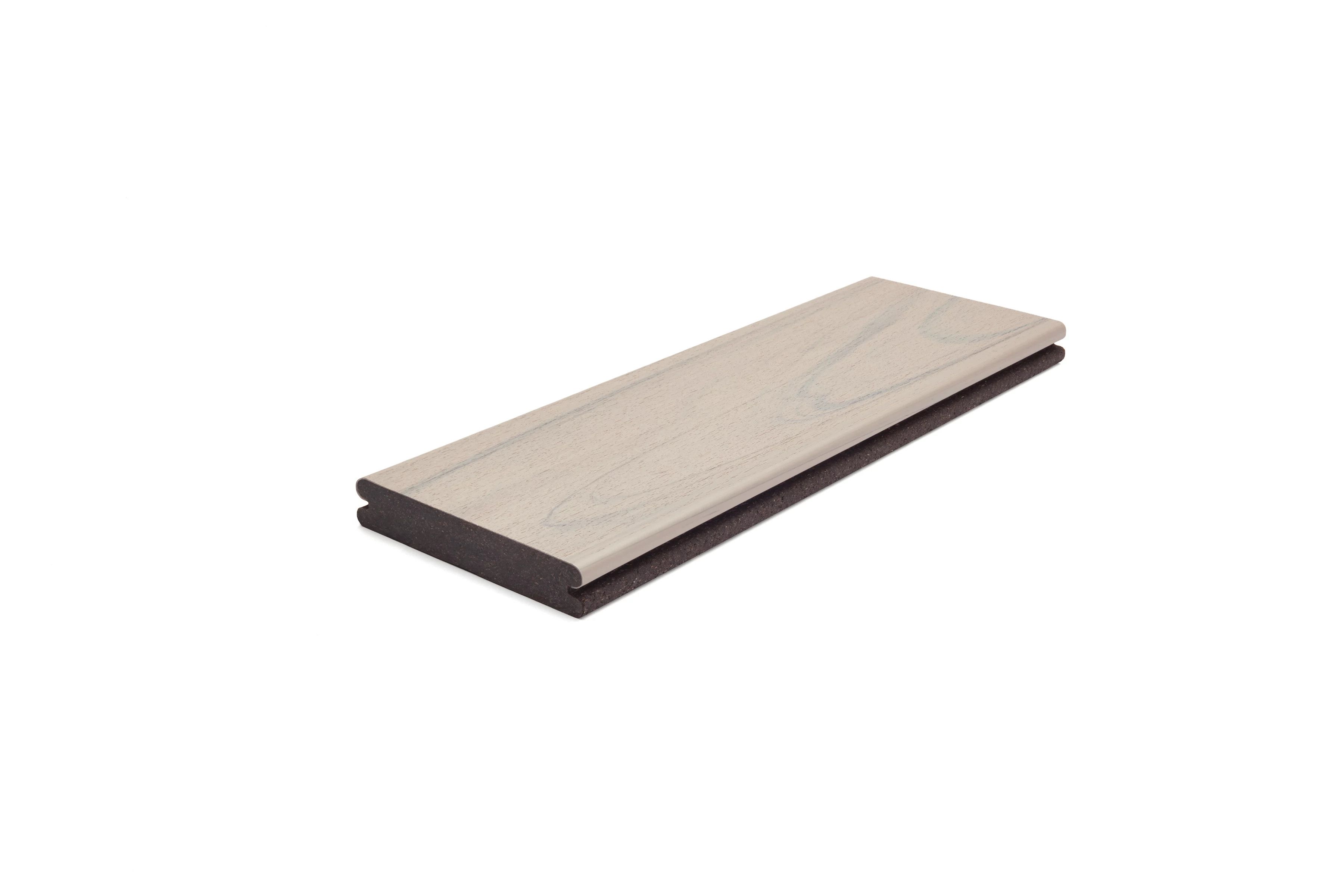 Échantillon de platelage en composite de 12 po pour lignage de 12 po pour Trex Transcend®® en Sel plat